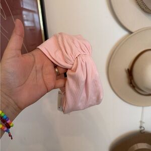Lululemon Athletica Light Pink Twist Headband